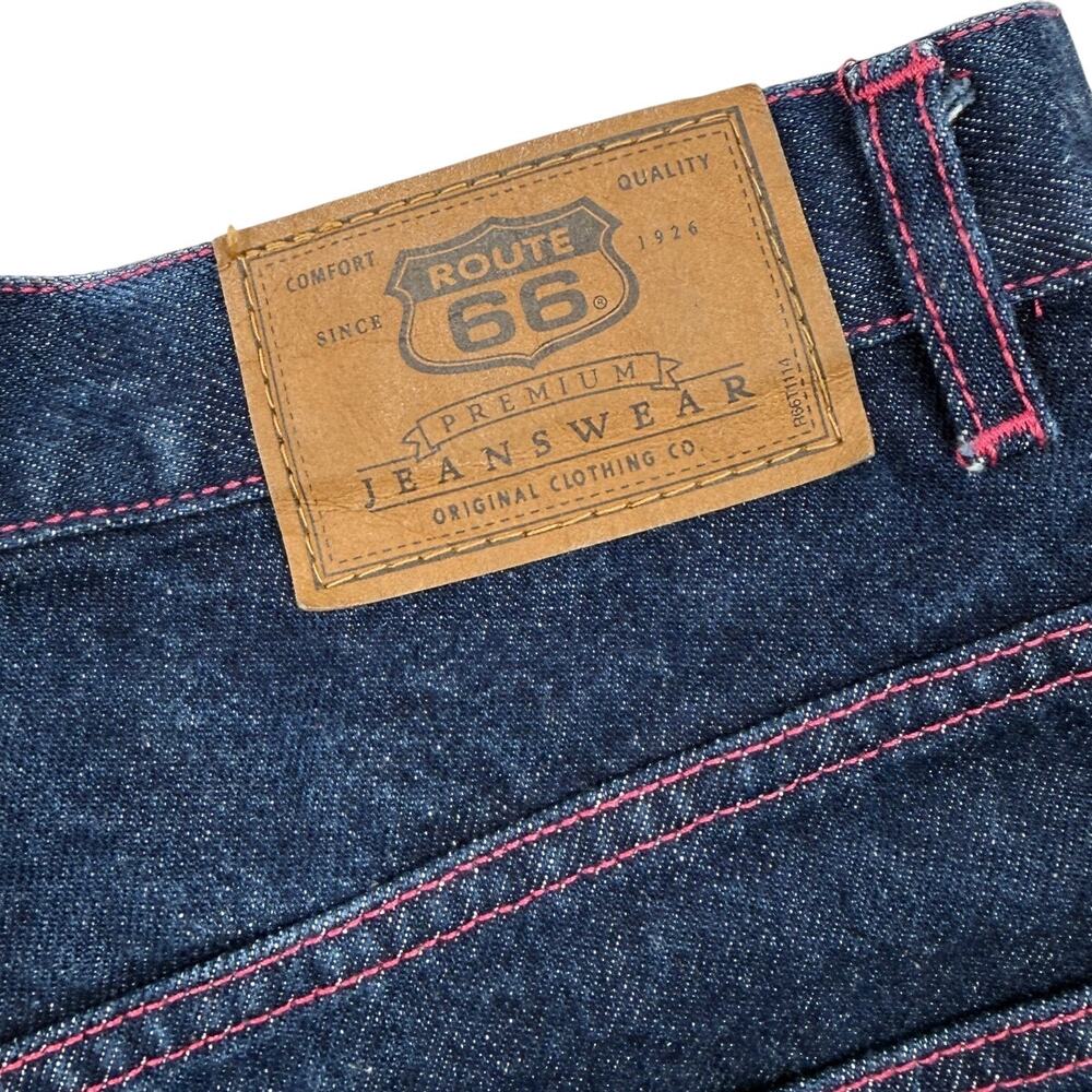Route 66 Relaxed Fit Carpenter Jeans Blue Denim Workwear Skater Y2K Size 13/14 - Picture 2 of 11